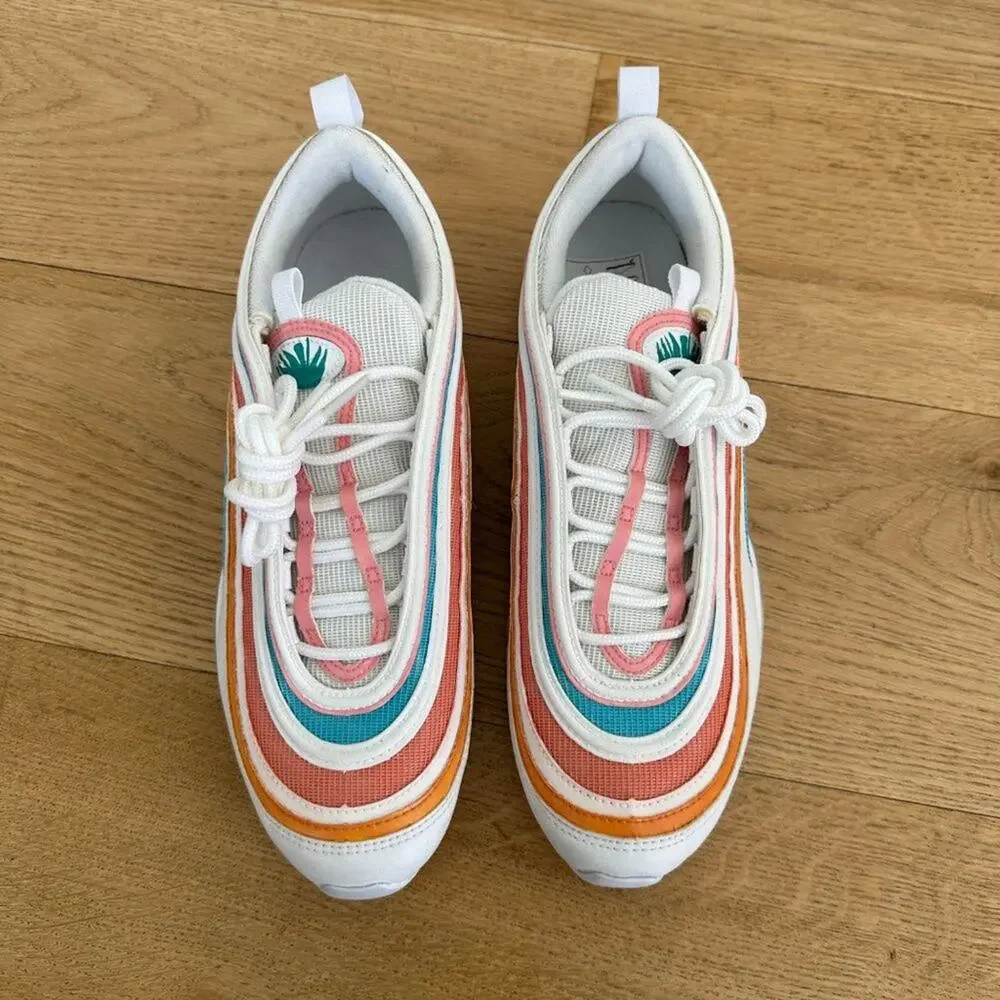 JAJA x Nike Air Repo Sneakers in White and Multi